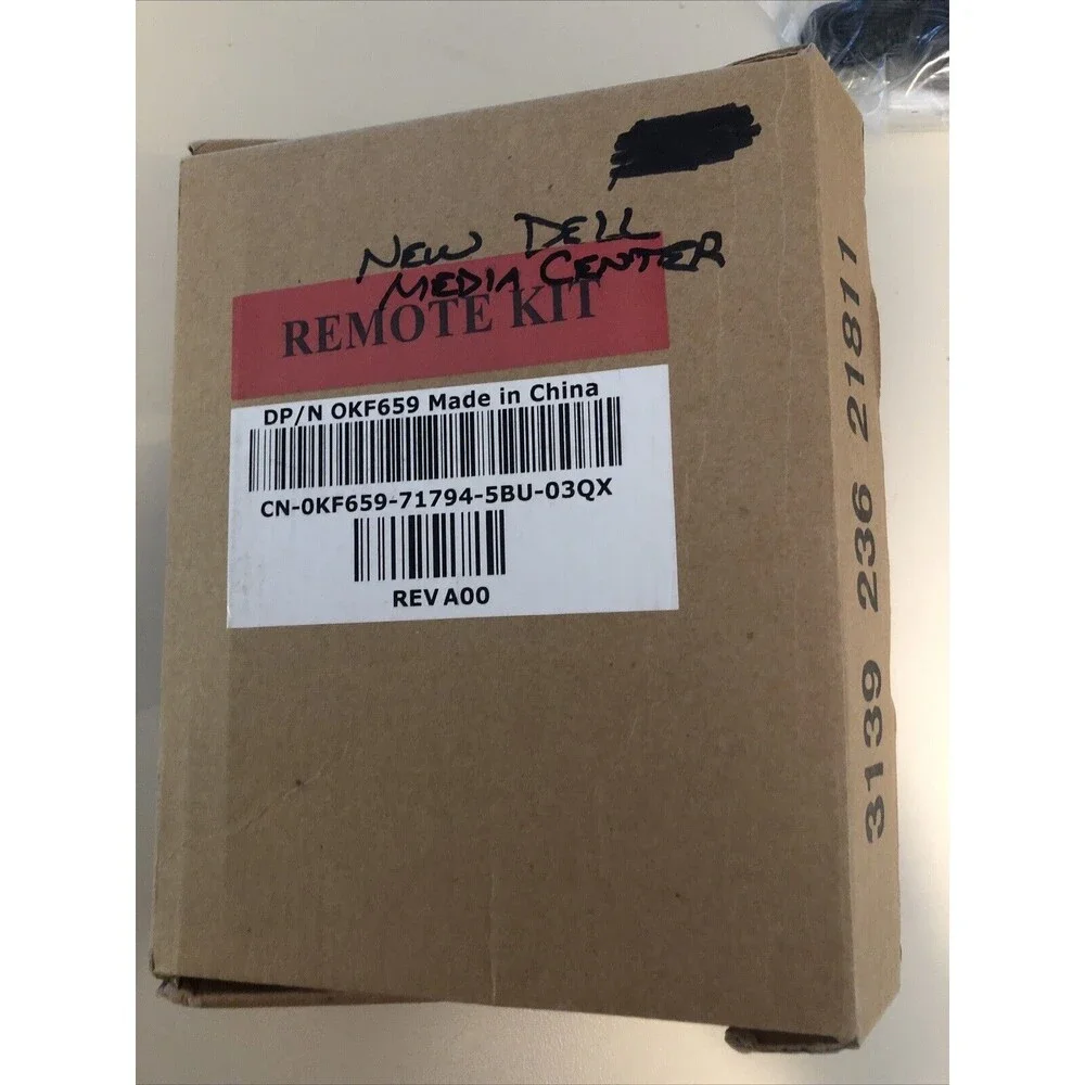 Retro Computer Dell Windows Media Remote Control Kit DP/N OKF659 New Open Box